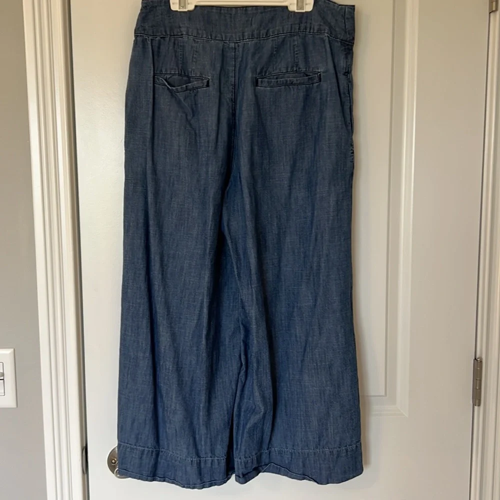 Anthropologie Pilcro Ultra High-Rise Cropped Wide-Leg Jeans - Picture 5 of 11